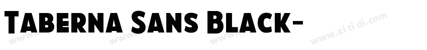 Taberna Sans Black字体转换 Taberna Sans Black字体转换